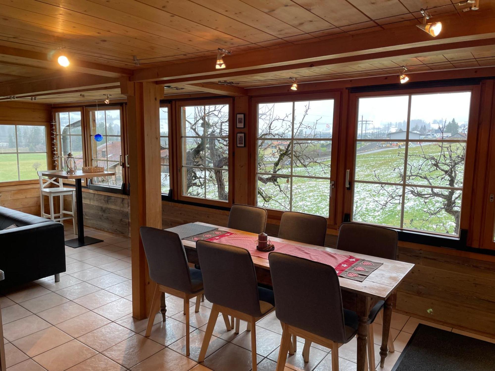 Edelweiss 4 Zi Ferienwohnung In Landhaus Фрутіґен Екстер'єр фото