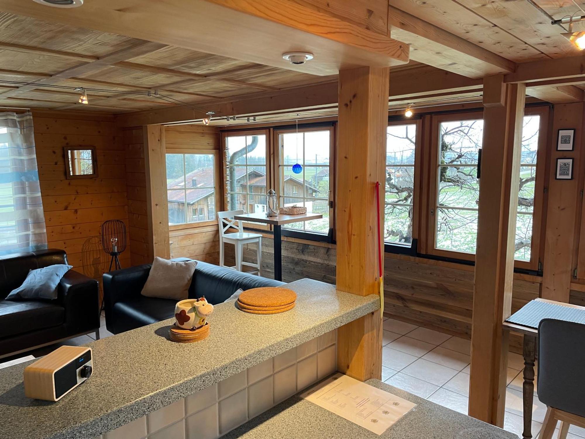 Edelweiss 4 Zi Ferienwohnung In Landhaus Фрутіґен Екстер'єр фото