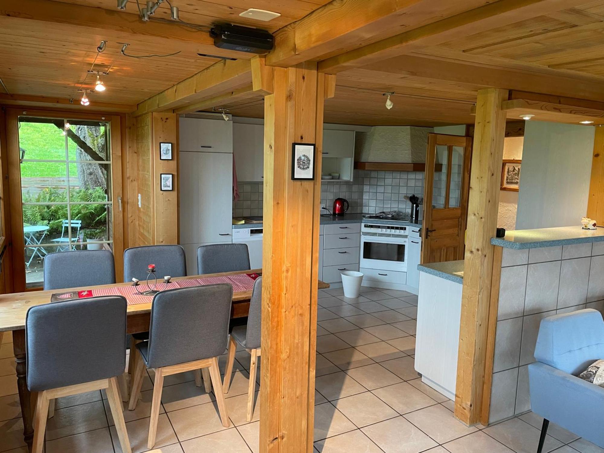 Edelweiss 4 Zi Ferienwohnung In Landhaus Фрутіґен Екстер'єр фото